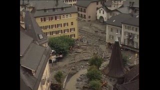 preview picture of video 'Brig-Glis - Unwetterkatastrophe 1993'