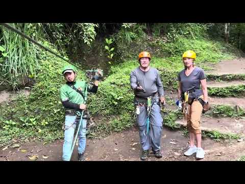 Zipline in the Mindo Cloud Forest