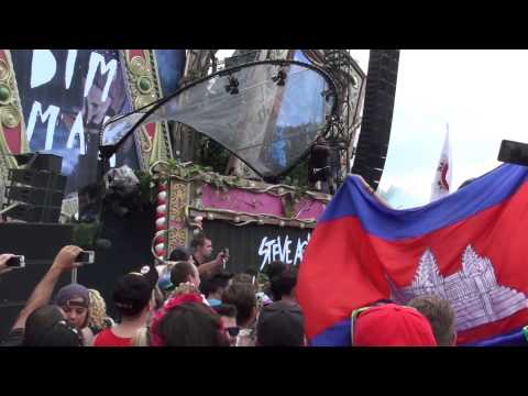 Tomorrowland 2014: Steve Aoki, Stage Dim Mak 25/07/2014