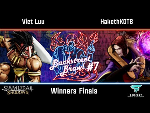 Viet Luu (Tam Tam) vs HakethKOTB (Amakusa) - SamSho Winners Finals - Backstreet Brawl #7