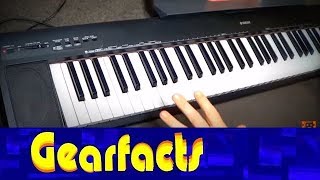 Video thumbnail for Yamaha NP-30 electronic piano demo: Ambient recording by Gearfacts