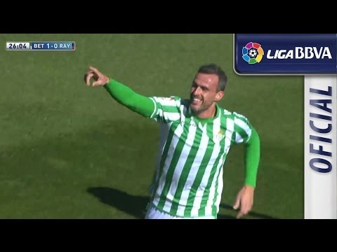 Gol de Amaya (1-0) en el Real Betis - Rayo Vallecano - HD