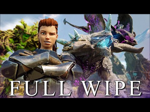 Surviving For 500 Days On Extinction in Ark PVP! Full Wipe Ark Movie