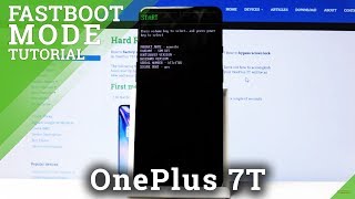 Fastboot Mode in OnePlus 7T - Enter OnePlus Bootloader Mode