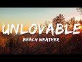Beach Weather Unlovable Lyrics
