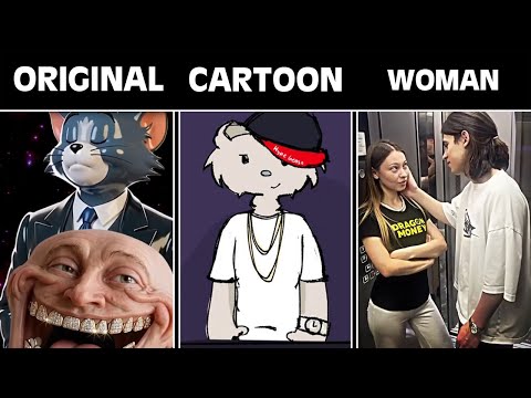 AURA YARA YARA PHONK ORIGINAL VS CARTOON VS WOMAN NEW VERSIONS