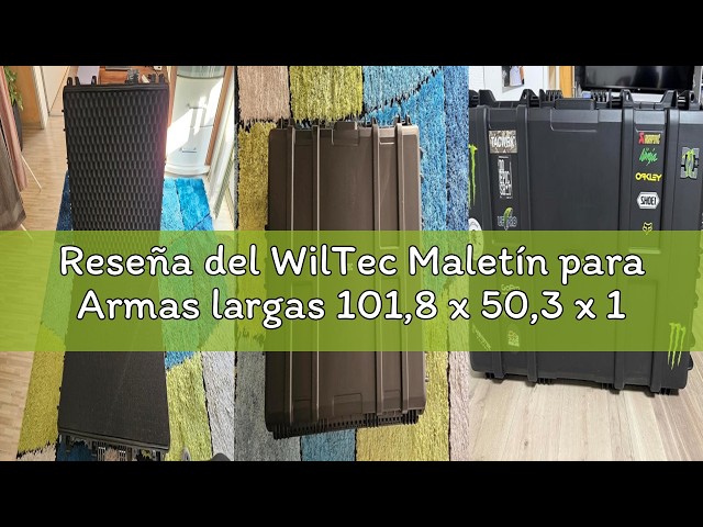 Vídeo relacionado con WilTec Maletín para Armas 36,2 x 31 x 17,5 cm con Cierre, Estuche de Arma Corta, Maleta para Pistolas con Acolchado de Espuma, Caja de Transporte con asa