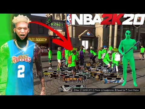 GREEN VS PURPLE *GANG INVASION* HAS TAKEN OVER NBA2K20!! THE CRAZIEST THING IVE EVER WITNESSED....