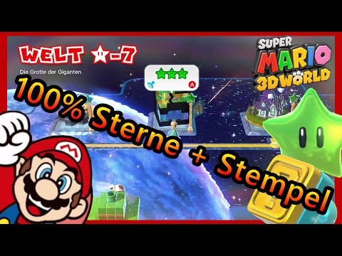 [Welt Stern-7] Alle Sterne und Stempel | Super Mario 3D World