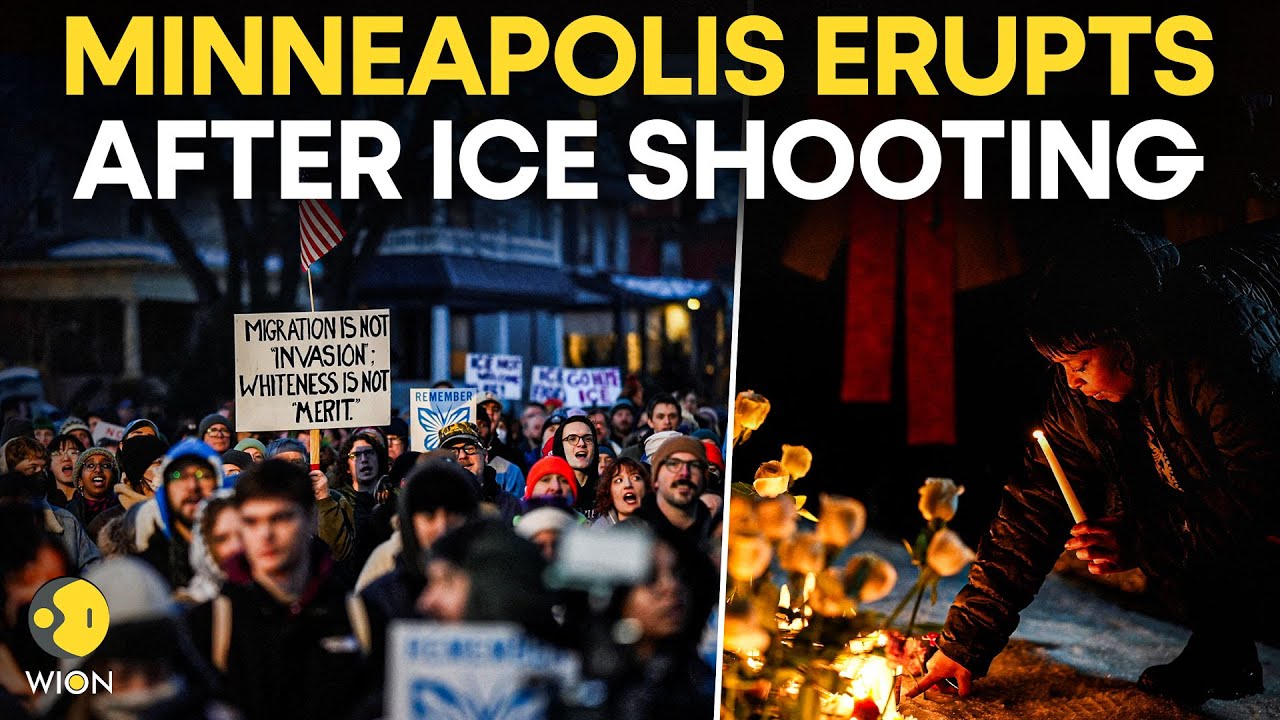 USA LIVE: Minneapolis Erupts After Fatal Shooting of Woman by Federal Immigration Officers | WION