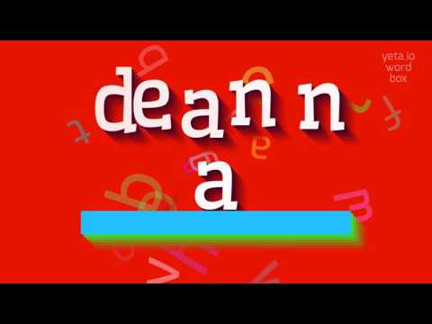 How to say "deanna"! (High Quality Voices)
