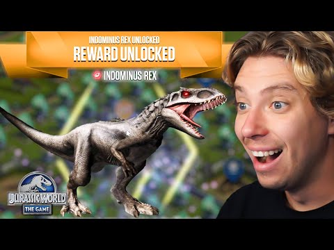 Unlocking The INDOMINUS REX in Jurassic World The Game