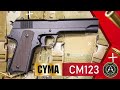 Страйкбольный пистолет (Cyma) CM123 COLT M1911 AEP электр.