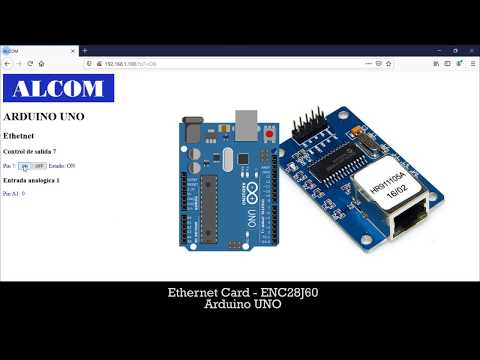 Ethernet Card ENC28J60, ARDUINO