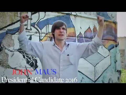 John Maus for President of the United States of America in 2016