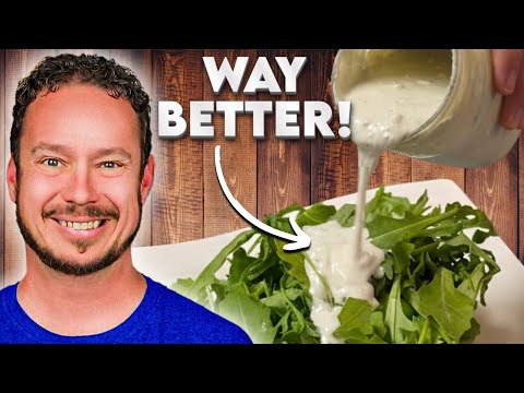 Easy Homemade Blue Cheese Dressing (Better Than ANY Store Bought!)