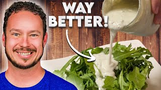 Easy Homemade Blue Cheese Dressing (Better Than ANY Store Bought!)