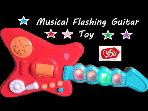 Chad Valley Lights & Sounds Baby's Guitar Children's Flashing Musical Toy
