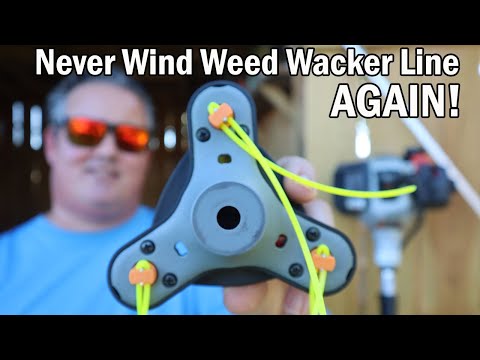 💯I Needed A Change 🔥NEVER WIND WEED WACKER LINE AGAIN 👊PROBLEM SOLVED🙏
