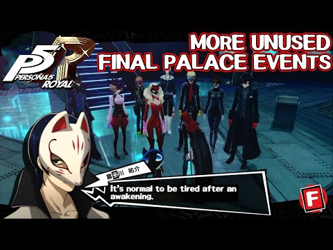 More unused final palace events - Persona 5 Royal