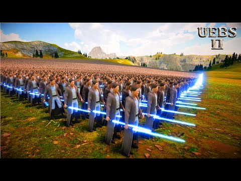 100,000 JEDI KNIGHTS vs 4,000,000 EMPIRE STATE TROOPERS | Ultimate Epic Battle Simulator 2 | UEBS 2