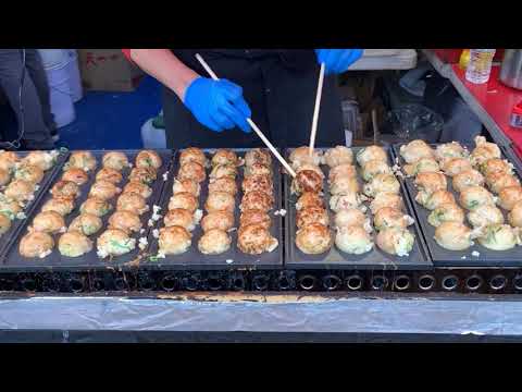 Takoyaki, verdadera comida callejera japonesa