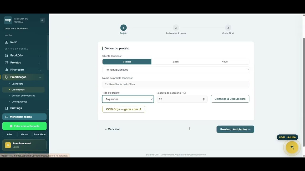 Vídeo 1 — Preço