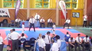 preview picture of video 'Liam Veras(8) Coupe Internationale de Kayl-Luxembourg U10 -30KG 3rd Fight Oct 2013'