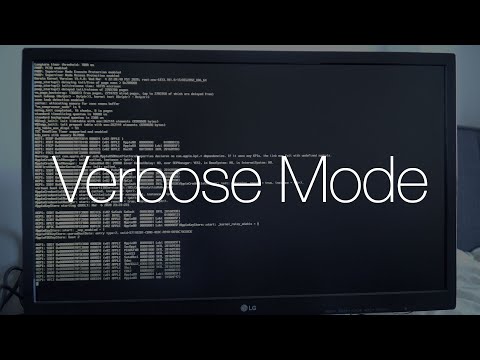 Booting macOS in Verbose Mode