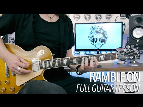 How To Play “Ramble On” by Led Zeppelin (Full Electric Guitar Lesson)