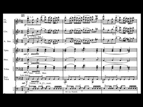 Alvamar overture - James Barnes(with score)