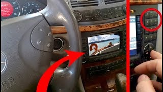 How to Unlock Comand Video in Motion on Mercedes W211, W219 / Unlock DVD While Driving Mercedes W211