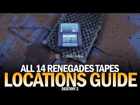 All 14 Renegades Tapes Locations Guide (Listen In Triumph) [Destiny 2]