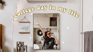 COLLEGE DAY IN MY LIFE AT UGA: last day before spring break—studying, exams, cleaning the dorm
