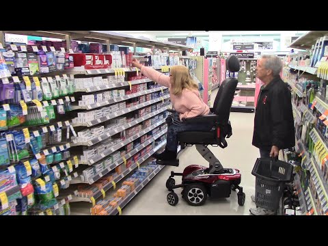 Jazzy Air 2 - 12" Electric Seat Lift - Elevating Seat - Pride Mobility - Full Demonstration!