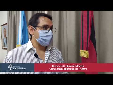 Destacaron el trabajo de la Policía Comunitaria en Rosario de la Frontera
