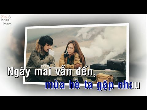 Karaoke | Nhắm Mắt Thấy Mùa Hè (tone Nam) | Karaoke | Beat Guitar | Tone Nam | Full HD