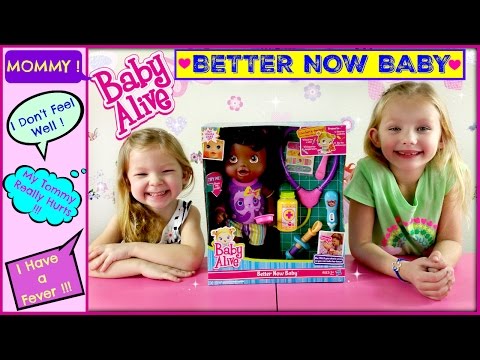 BABY ALIVE Better Now Baby Doll Goes to the Doctor Video