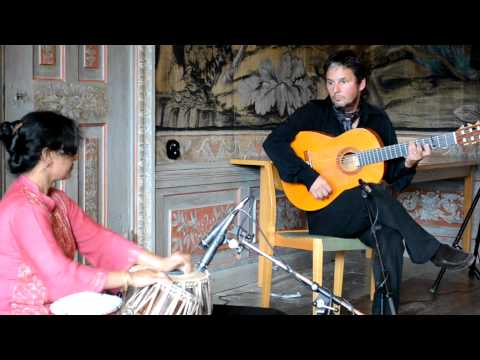 Suranjana Ghosh and Erik Steen in a short tabla & guitar improvisation