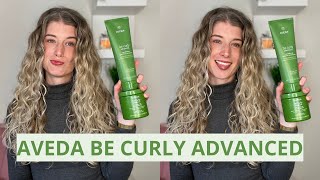 AVEDA BE CURLY ADVANCED REVIEW WAVY HAIR