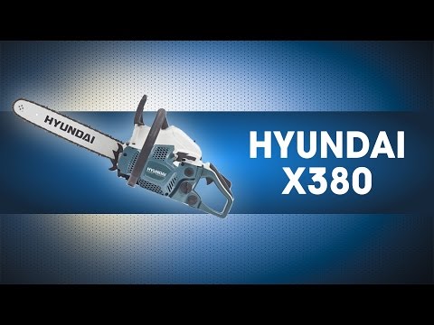 Видео Бензопила HYUNDAI X 380 описание