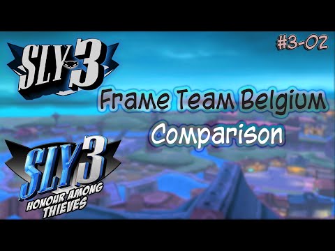 Sly 3 Episode 3: Frame Team Belgium comparison (0921.1843 vs. 0802.0136)