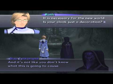 Xenosaga III HD Cutscene 090 - Roth Mantel and Virgil (Ancient Temple Tomb) - ENGLISH