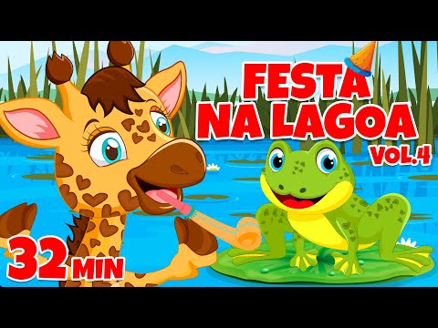 Festa na Lagoa Vídeo infantil Vol. 4 - Giramille 32 min | Desenho Animado Musical