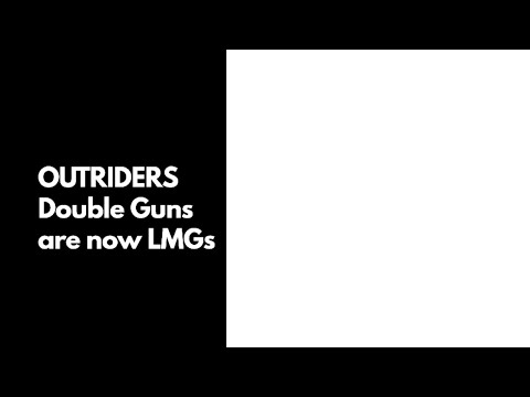 Outriders Technomancer Firing Squad! | Turning a Double Gun into an LMG | #shorts