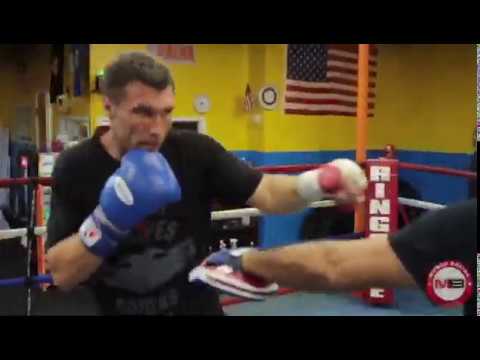 FORMER RUSSIAN PROFESSIONAL BOXER GRIGORY DROZD TRAINING IN MIAMI CAMP WITH PEDRO DIAZ.