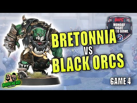 Bretonnians vs Black Orcs | Bonehead Championship – Game 4 | Monday Night Blood Bowl