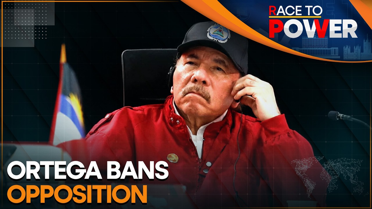 Nicaragua's Parliament Passes Controversial Law Banning Opposition Party | WION | Race To Power