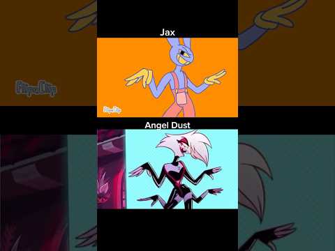 Comparison// Jax and Angel Dust// Poison// #animation #hazbinhotel #tadc #jax #angeldust