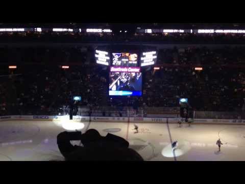 Blues vs. Flames 11/7/13 - Blues Take The Ice (2nd Period)